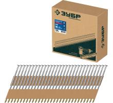 ЗУБР SN21 90 х 3.1 мм, реечные гвозди рифленые оцинкованные, 2010 шт(305396-90)