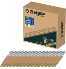 ЗУБР SN34 (D34) 50 х 2.8 мм, реечные гвозди рифленые оцинкованные, 5000 шт (305399-50)