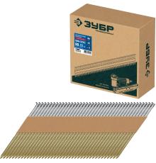 ЗУБР SN34 (D34) 90 х 3.1 мм, реечные гвозди рифленые оцинкованные, 3000 шт (305399-90)