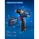 ЗУБР КОМПАКТ #5, набор: дрель-шуруповерт + мини УШМ, BRUSHLESS, 12 В, 45 Н·м, 2 АКБ тип Т7 (4 и 2 А·ч), кейс, Профессионал (DB-121-42AB)