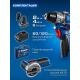 ЗУБР КОМПАКТ #5, набор: дрель-шуруповерт + мини УШМ, BRUSHLESS, 12 В, 45 Н·м, 2 АКБ тип Т7 (4 и 2 А·ч), кейс, Профессионал (DB-121-42AB)