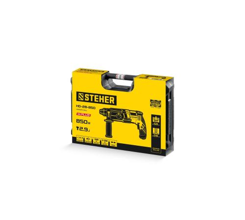 STEHER 28 мм, 850 Вт, перфоратор SDS Plus (HD-28-850)