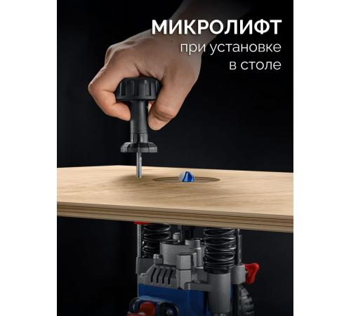 ЗУБР 1200 Вт, 80 мм, универсальный фрезер, Профессионал (ФПР-1280)