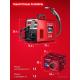 ЗУБР RED FORCE, MIG / MAG, FCAW, MMA, TIG, 160 А, полуавтомат сварочный, с газом / без газа, горелка ПСГ-180 (ПСГ-М5-160)