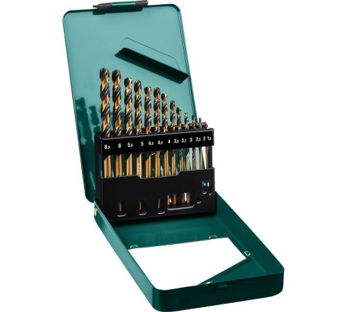 KRAFTOOL COBALT-8, 13 шт, (1.5-6.5 мм), сталь М42, HSS-Co(8%), набор сверл по металлу (29656-H13)