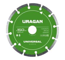 URAGAN UNIVERSAL 150 мм, диск алмазный отрезной сегментный (36705-150)