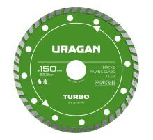 URAGAN TURBO 150 мм, диск алмазный отрезной сегментированный (36706-150)