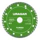 URAGAN TURBO 150 мм, диск алмазный отрезной сегментированный (36706-150)