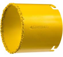 STAYER 73 мм, L 55 мм, карбид вольфрама, кольцевая коронка, Professional (33345-73)