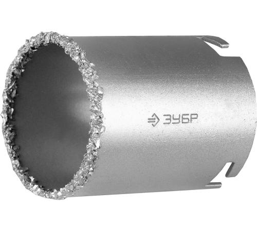 ЗУБР 83 мм, L 55 мм, карбид вольфрама, кольцевая коронка (33350-83)