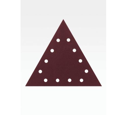 STEHER GIRAFFE T-285 мм, Р180, шлифовальный треугольник на липучке, 12 отв., 5 шт. (35683-180)