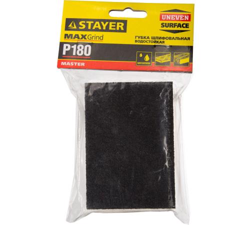 STAYER Р180, 100 х 68 х 26 мм, четырехсторонняя, шлифовальная губка(3560-3)