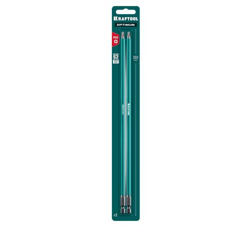 KRAFTOOL OPTIMUM PH 2, 300 мм, 2 шт, биты (26122-2-300-2)