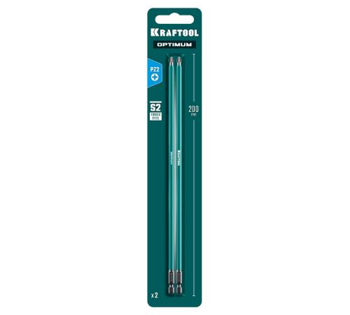 KRAFTOOL OPTIMUM PZ 2, 200 мм, 2 шт, биты (26124-2-200-2)