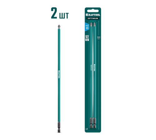 KRAFTOOL OPTIMUM PZ 2, 300 мм, 2 шт, биты (26124-2-300-2)
