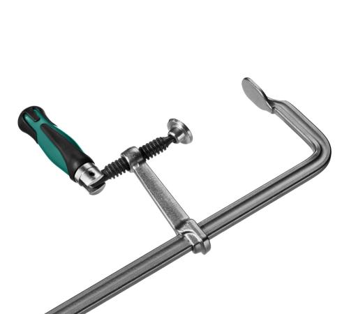 KRAFTOOL Forge FF-200/100, 100 х 200 мм, цельнокованая струбцина F (32014-100-200)