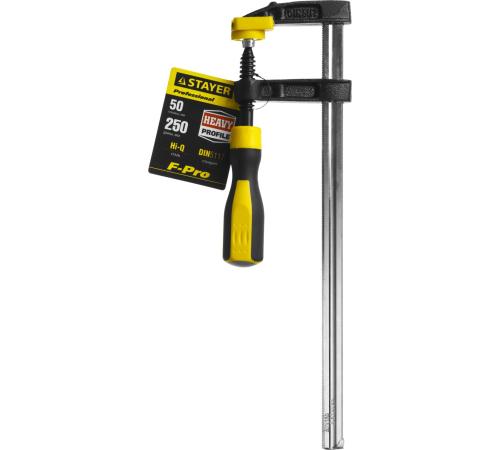 STAYER Hercules-F HF-25/5, 50 х 250 мм, усиленная струбцина F, Professional (32095-050-250)
