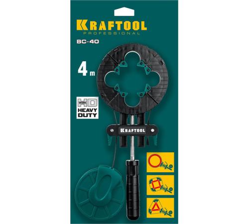 KRAFTOOL BC-40, 4 м, ременная струбцина (32207-1)