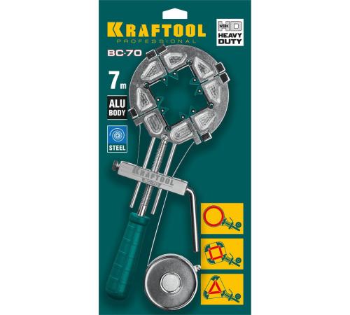 KRAFTOOL ВС-70, 7 м, ременная струбцина (32207-2)