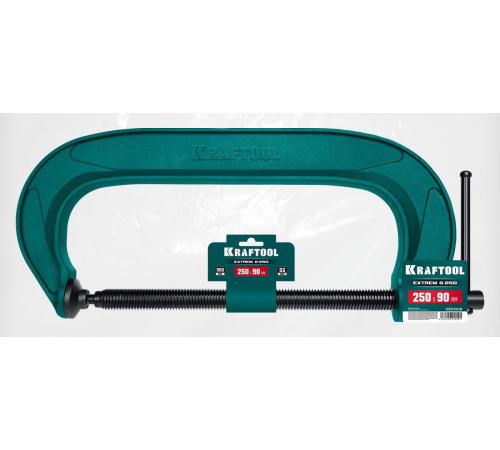 KRAFTOOL Extrem-250, 250 х 90 мм, струбцина G-образная (32229-250-90)