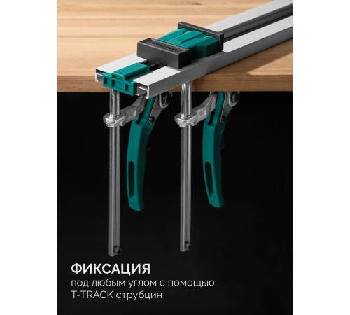 KRAFTOOL CG-T 250, 2530 мм, c T-track, зажимная, направляющая шина (32235-2.5)