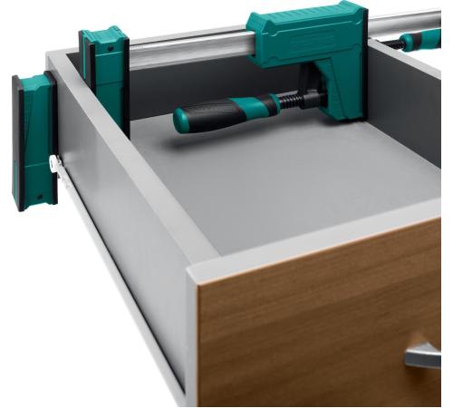 KRAFTOOL Grand-300/450, 300/450 мм, сжатие/распор, 600 кгс, глубина зажима 95 мм, корпусная струбцина (32240-30)