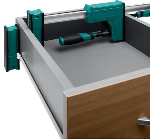 KRAFTOOL Grand-600/750, 600/750 мм, сжатие/распор, 600 кгс, глубина зажима 95 мм, корпусная струбцина (32240-60)