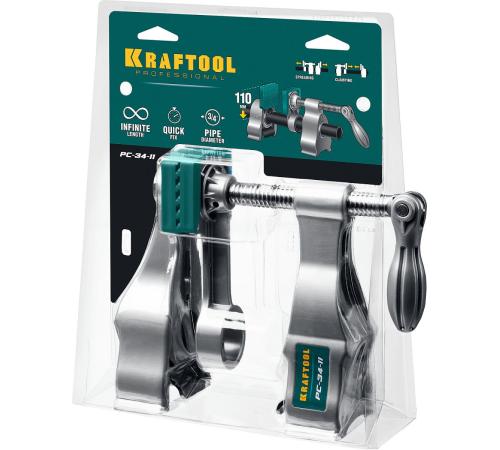 KRAFTOOL PC-34-11, 3/4″, трубная струбцина (32301-2)