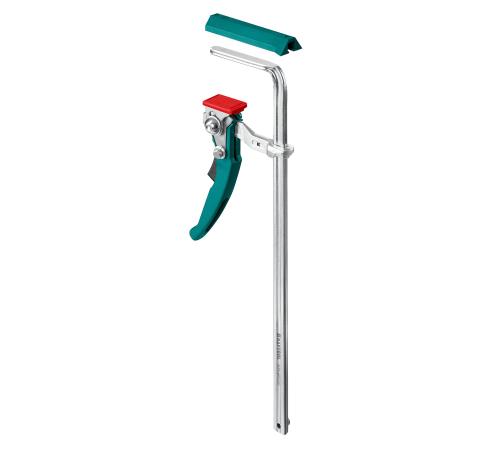 KRAFTOOL KRAFTFLEX, KLT-300, 300/60 мм, универсальная, цельнокованая, рычажная, быстрозажимная, в T-track струбцина (32331-300)