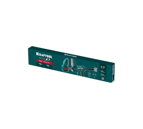 KRAFTOOL KRAFTFLEX X7 600, 600 х 85 мм, многофункциональная быстрозажимная струбцина (32777-600)
