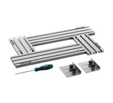 KRAFTOOL KRAFTFLEX MFS-200-400 мм, 4шт, Шаблон фрезерный в комплекте с 2 упорами (32807)
