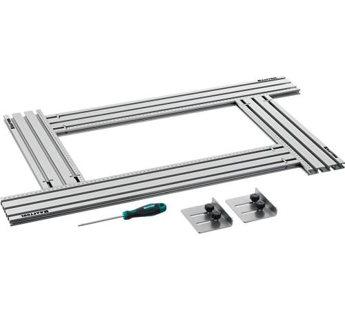 KRAFTOOL KRAFTFLEX MFS-400-700 мм, 4шт, Шаблон фрезерный в комплекте с 2 упорами (32808)