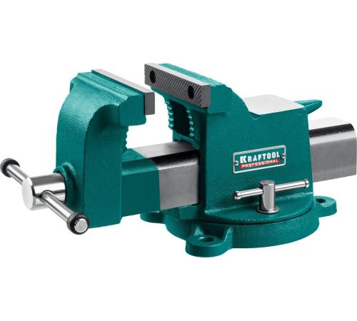 KRAFTOOL STEEL, 100 мм, стальные слесарные тиски (32701-100)