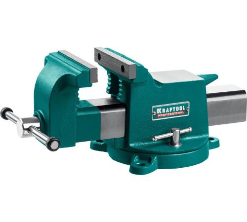 KRAFTOOL STEEL, 125 мм, стальные слесарные тиски (32701-125)