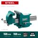 KRAFTOOL STEEL, 150 мм, стальные слесарные тиски (32701-150)
