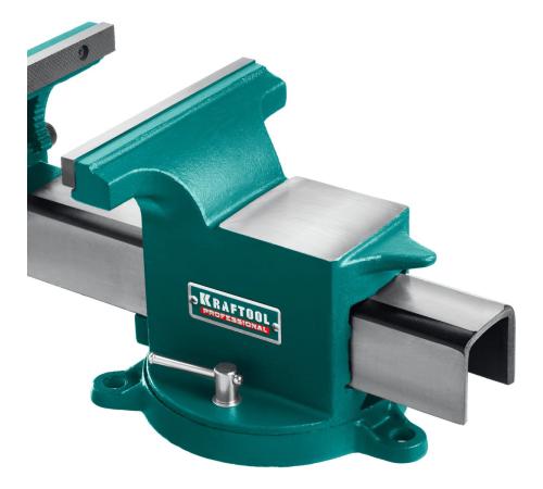 KRAFTOOL STEEL, 200 мм, стальные слесарные тиски (32701-200)