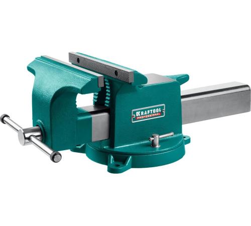 KRAFTOOL STEEL, 250 мм, стальные слесарные тиски (32701-250)