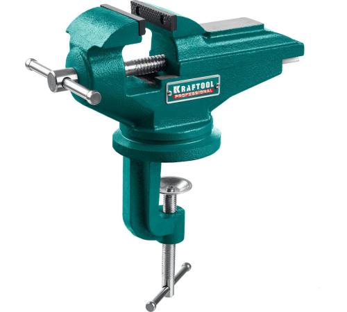 KRAFTOOL Mini, 65 мм, прецизионные тиски на струбцине (32713-75)