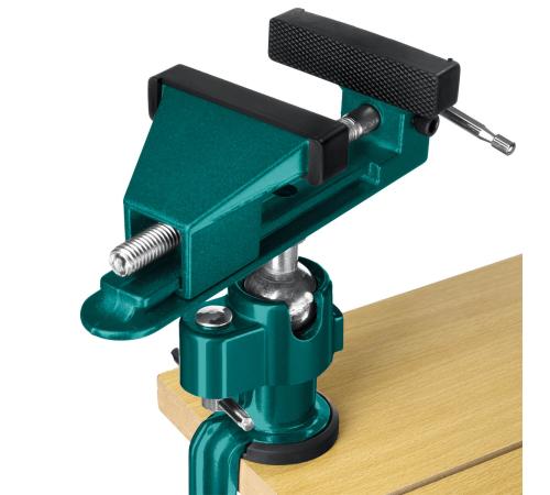 KRAFTOOL Precision, 75 мм, шарнирно-поворотные тиски (32711-75)
