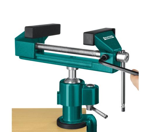 KRAFTOOL Precision, 75 мм, шарнирно-поворотные тиски (32711-75)