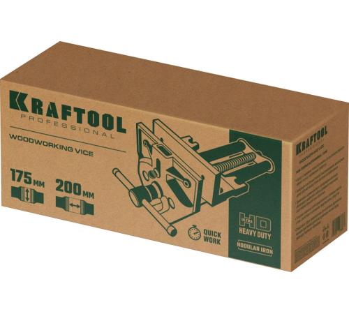 KRAFTOOL 175 мм, столярные быстрозажимные тиски (32719-175)