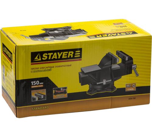 STAYER STANDARD, 150 мм, слесарные тиски (3254-150)