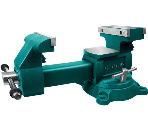 KRAFTOOL Reversible 200 мм, расход 368 мм, Слесарные тиски (32705-200)