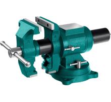 KRAFTOOL 3D Multi-Purpose, 125 мм, Чугунные слесарные тиски (32706-125)