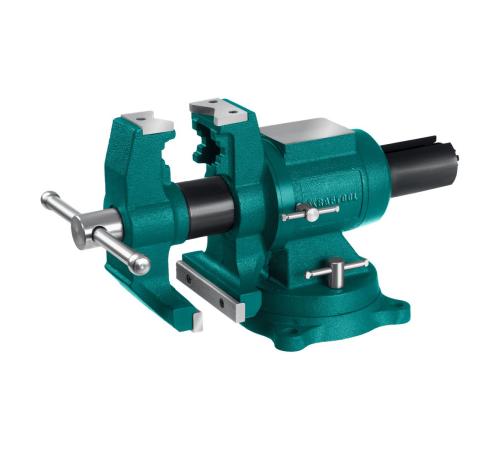 KRAFTOOL 3D Multi-Purpose, 125 мм, Чугунные слесарные тиски (32706-125)