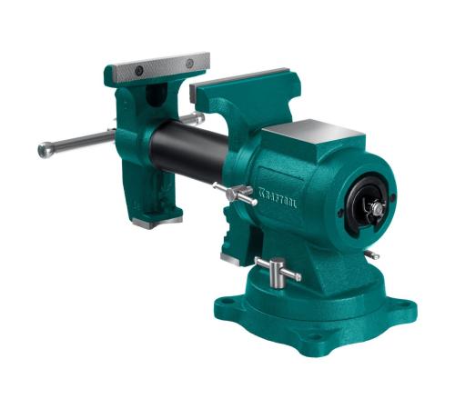 KRAFTOOL 3D Multi-Purpose, 125 мм, Чугунные слесарные тиски (32706-125)