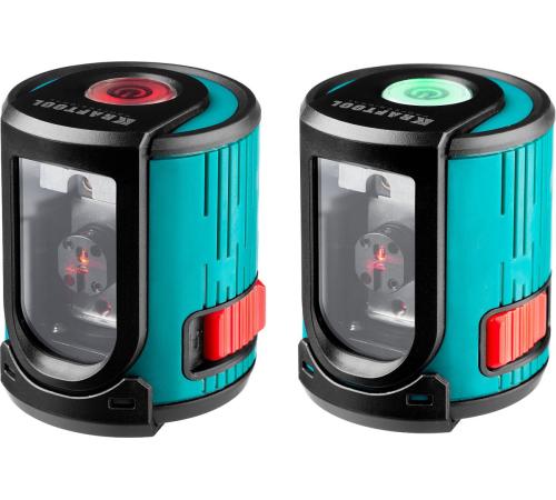 KRAFTOOL CL 20 #4 нивелир лазерный, 20 м, IP54, точн. +/-0,2 мм/м, держатель, штатив, в кейcе
