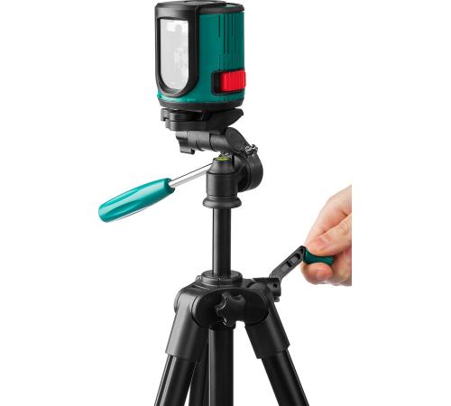 KRAFTOOL CL 20 #4 нивелир лазерный, 20 м, IP54, точн. +/-0,2 мм/м, держатель, штатив, в кейcе