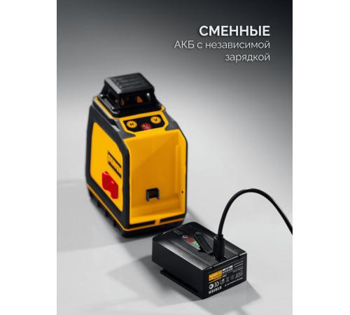 STAYER SL-3D, 50м, точн. +/-0,5 мм/м, зеленый лазерный нивелир (34963)
