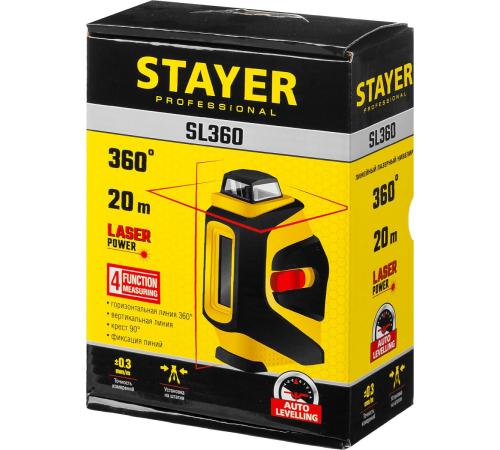 STAYER 20 м, лазерный нивелир, Professional (34962)